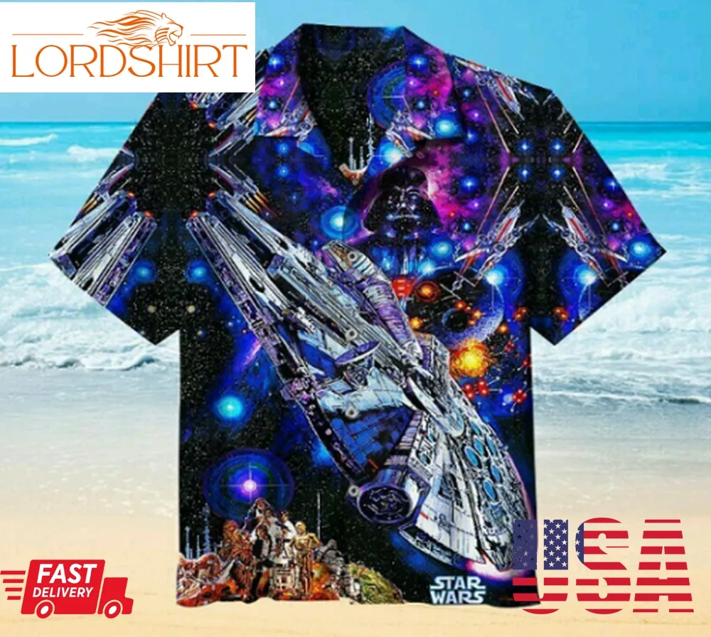 Star Wars Father Beach Summer Beach Party Family Trip Hawaiian Shirt