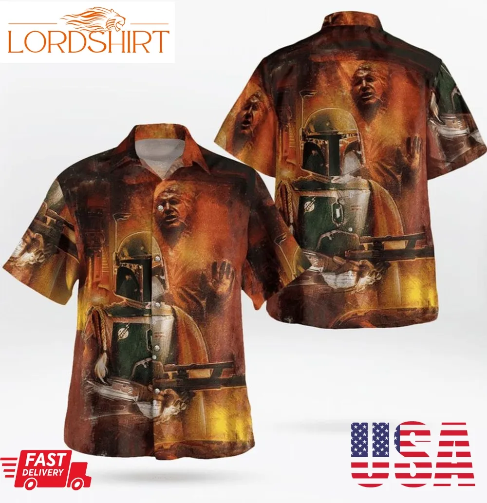 Star Wars Han Solo Carbonite Hawaiian Shirt