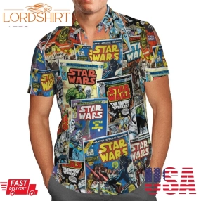 Star Wars Label Hawaiian Shirt Hawaiian Shirt