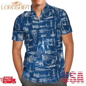 Star Wars Ship Hawaiian Shirt And Short