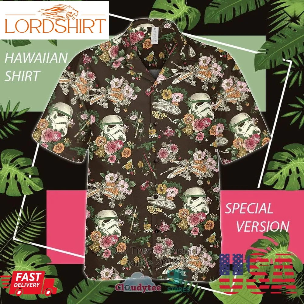 Star Wars Stormtrooper And Ship Hawaiian Shirt