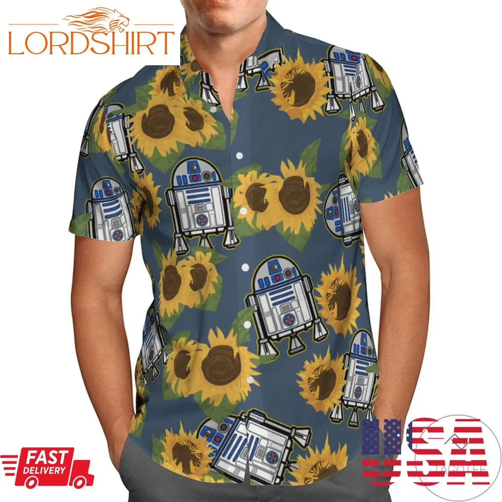 Star Wars Sunflowers Hawaiian Shirt