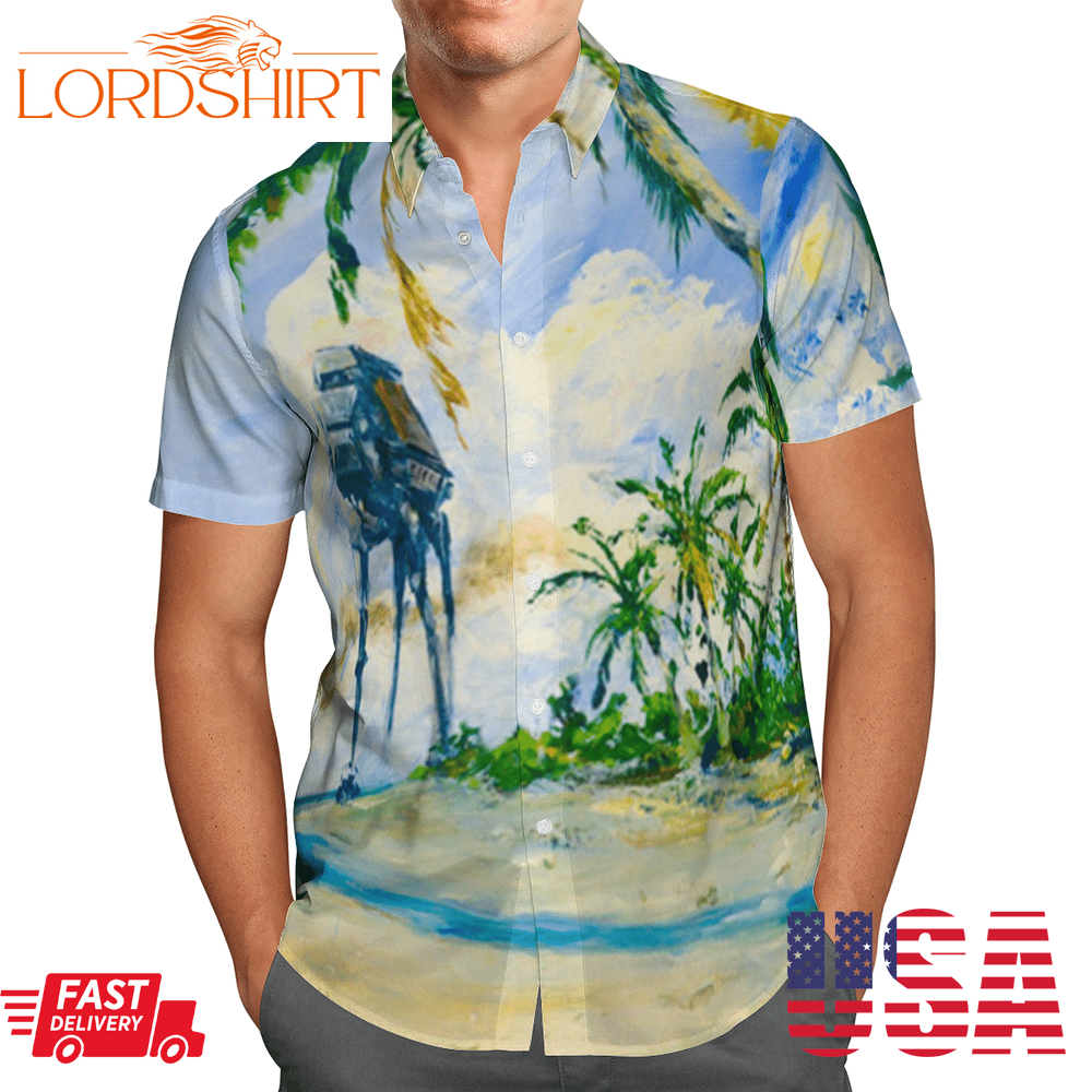 Star Wars Tropical Hawaiian Shirtpng