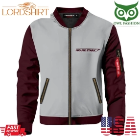 Stark Family Members Printed Bomber Jacket