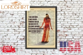 Stephen King Carrie 1976 Sissy Spacek, Book Quote Dictionary Art Print