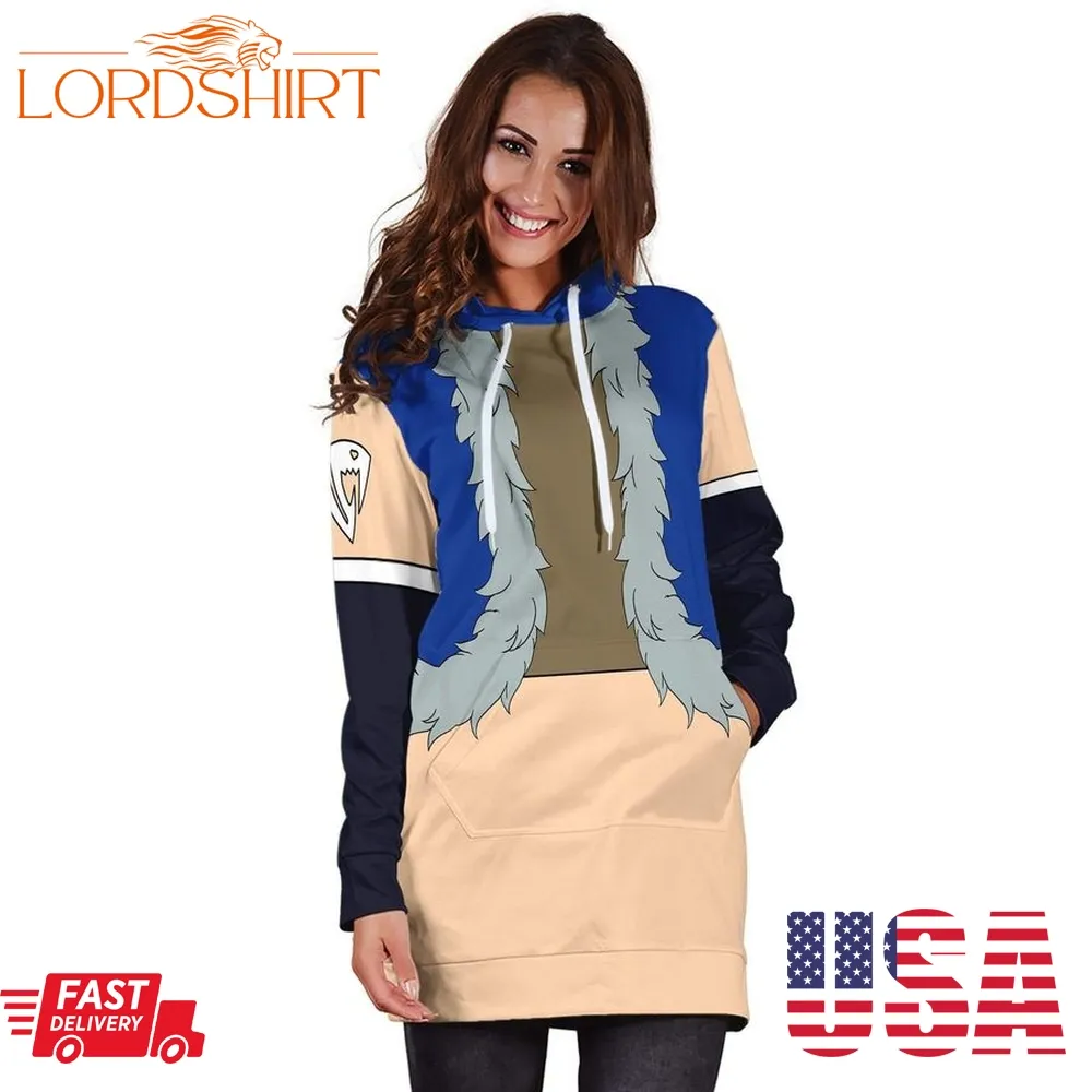 Sting Eucliffe Custom Women Hoodie Dress  Fairy Tail Anime Cosplay Costume