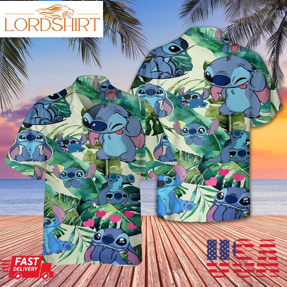 Stitch Hawaii Beach Hot Summer Shirt