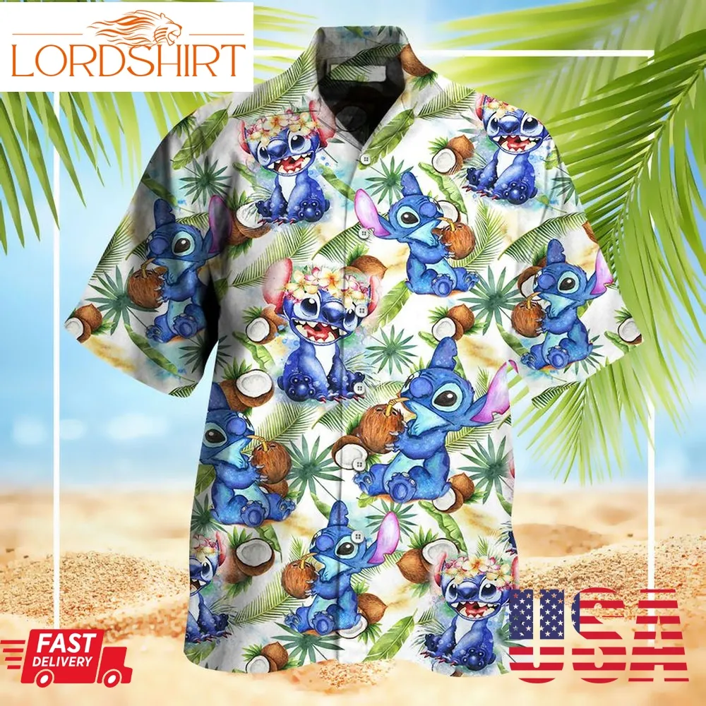 Stitch Hawaiian Shirt Beach Hot Summer