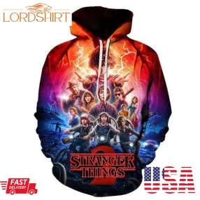 Stranger Things 3D Hoodie For Men For Women All Over Printed Hoodie