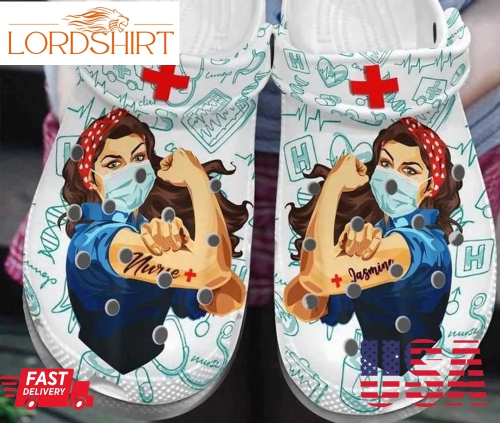 Strong Nurse, Proud Nurse Crocs Crocband Clog