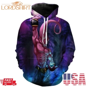 Super Buu End Of Earth Dragon Ball Z Boo Hoodie 3D