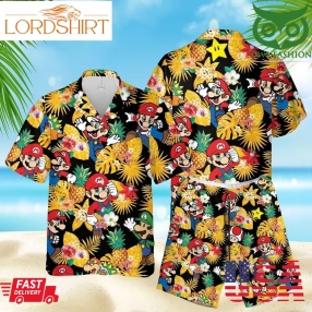 Super Mario Game Pineapple Hawaiian Summer Outfit