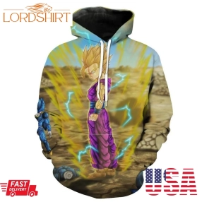 Super Saiyan 2 Gohan Teen Gohan Dragon Ball Hoodie 3D