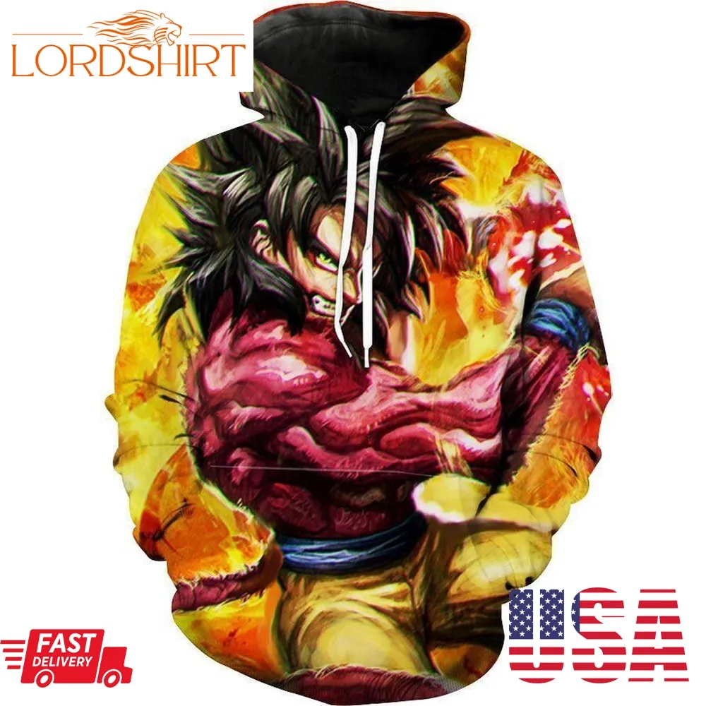 Super Saiyan 4 Goku Dragon Ball Gt Hoodie 3D