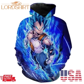 Super Saiyan Blue Vegeta Dragon Ball Super Vegetas Hoodie 3D