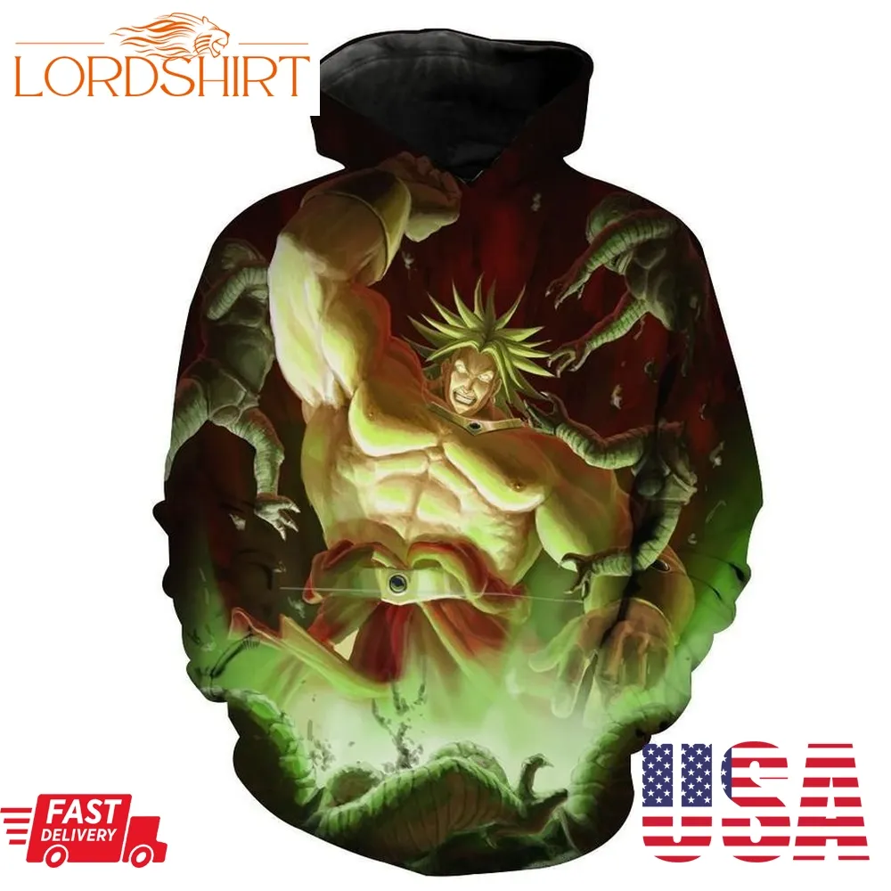 Super Saiyan Broly Dragon Ball Movie Hoodie 3D