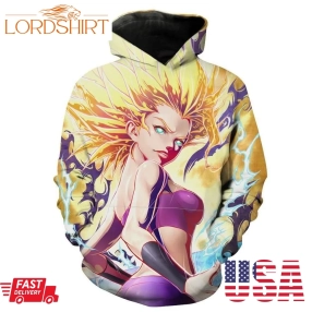 Super Saiyan Caulifla Dragon Ball Super Caulifla Hoodie 3D