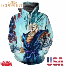 Super Saiyan God Goku Dragon Ball Z Pullover And Zippered Hoodies Custom 3D Graphic Printed 3D Hoodie All Over Print Hoodie For Men For Women