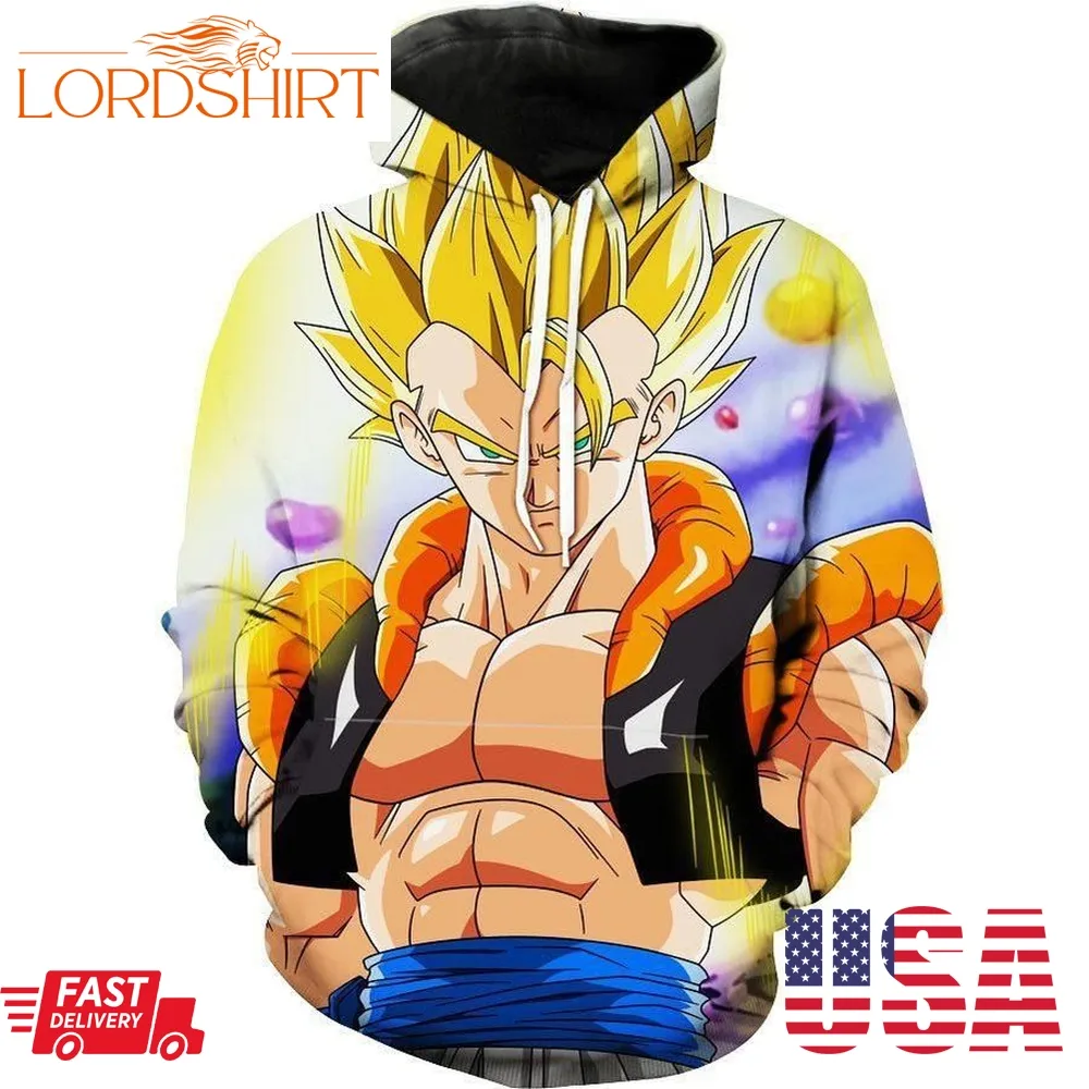 Super Saiyan Gogeta Dragon Ball Z 3Ds Hoodie 3D