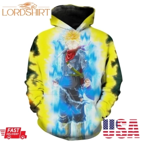 Super Saiyan Rage Trunks Dragon Ball Super Hoodie 3D