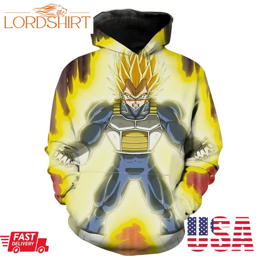 Super Vegeta Dragon Ball Zs Dbz Hoodie 3D