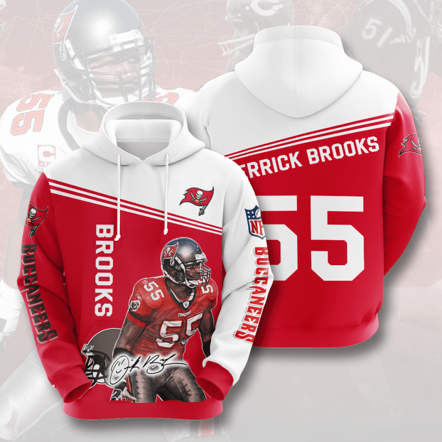 Tampa Bay Buccaneers Derrick Brooks 3D Hoodie For Men For Women All Over Printed Hoodie