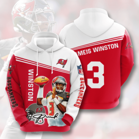 Tampa Bay Buccaneers Jameis Winston 3D Hoodie Sweatshirt For Fans Men Women All Over Printed Hoodie