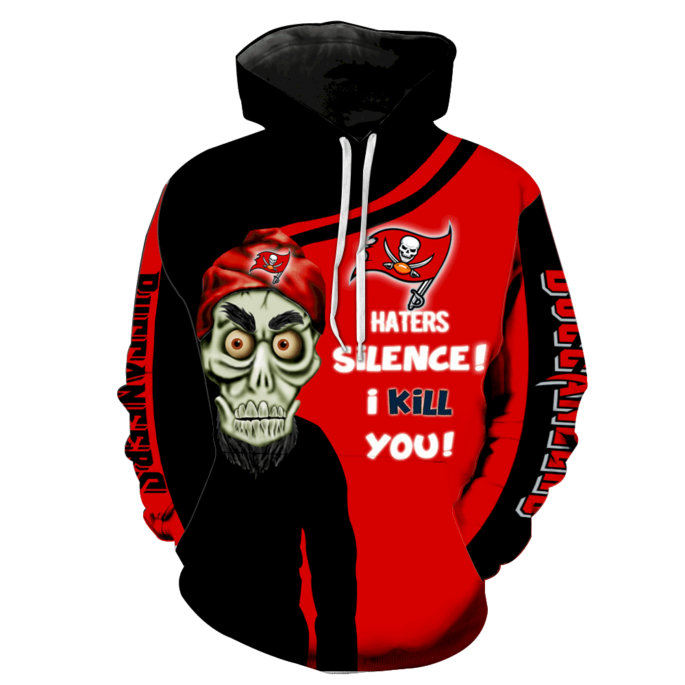 Tampa Bay Buccaneers Skull Full All Over Print K1200 Hoodie Zipper