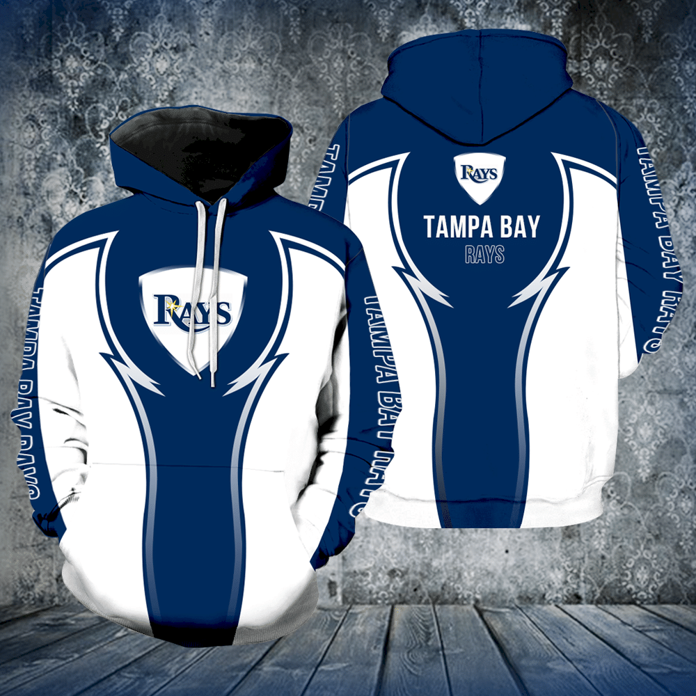 Tampa Bay Rays All Over Print V1101 Hoodie And Zipper For Men Women