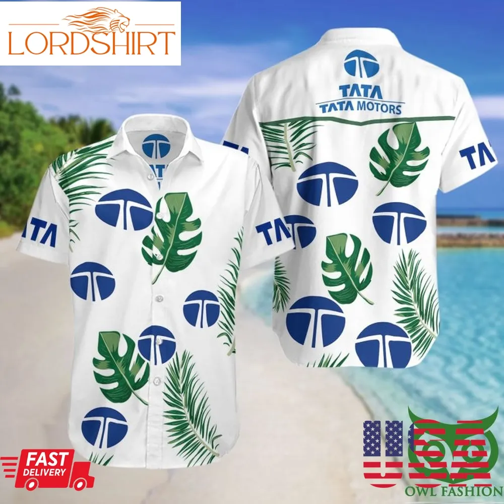 Tata Motors Summer Short Sleeve Hawaiian Beach Shirt