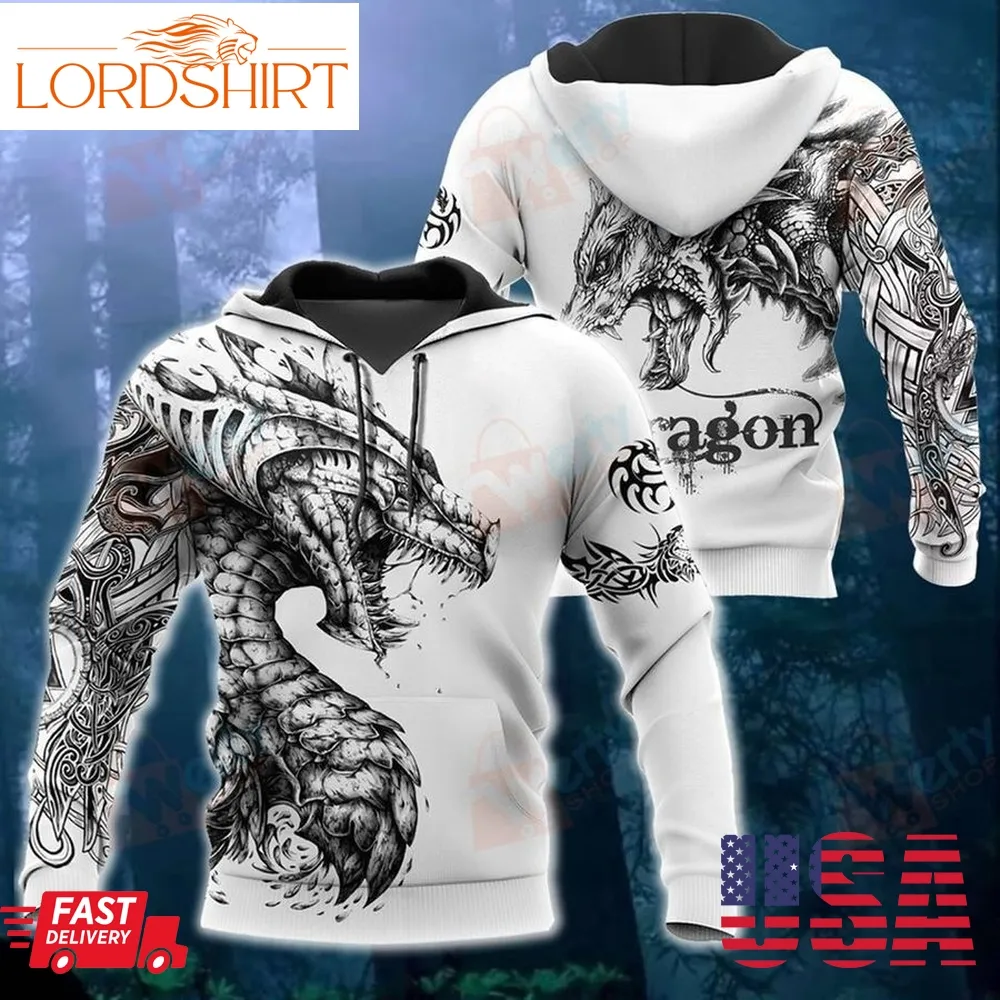 Tattoo And Dungeon Dragon Pullover And Zip Pered Hoodies Custom 3D Clothes Graphic Printed 3D Hoodie All Over Print Hoodie For Men For Women