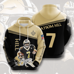 Taysom Hill New Orleans Saints Men And Women 3D Full Printing Hoodie New Orleans Saints 3D Full Printing Shirt