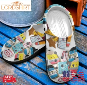 Teacher Personalized Clog Custom Crocs Comfortablefashion Style Comfortable For Women Men Kid Print 3D Clay Teacher Items