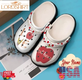 Teacher Personalized Clog Custom Crocs Comfortablefashion Style Comfortable For Women Men Kid Print 3D Love