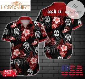 Tech N9ne Ver2 Authentic Hawaiian Shirt 2023 Summer Button Up Shirt For Men Beach Wear Short Sleeve Authentic Hawaiian Shirt 2023