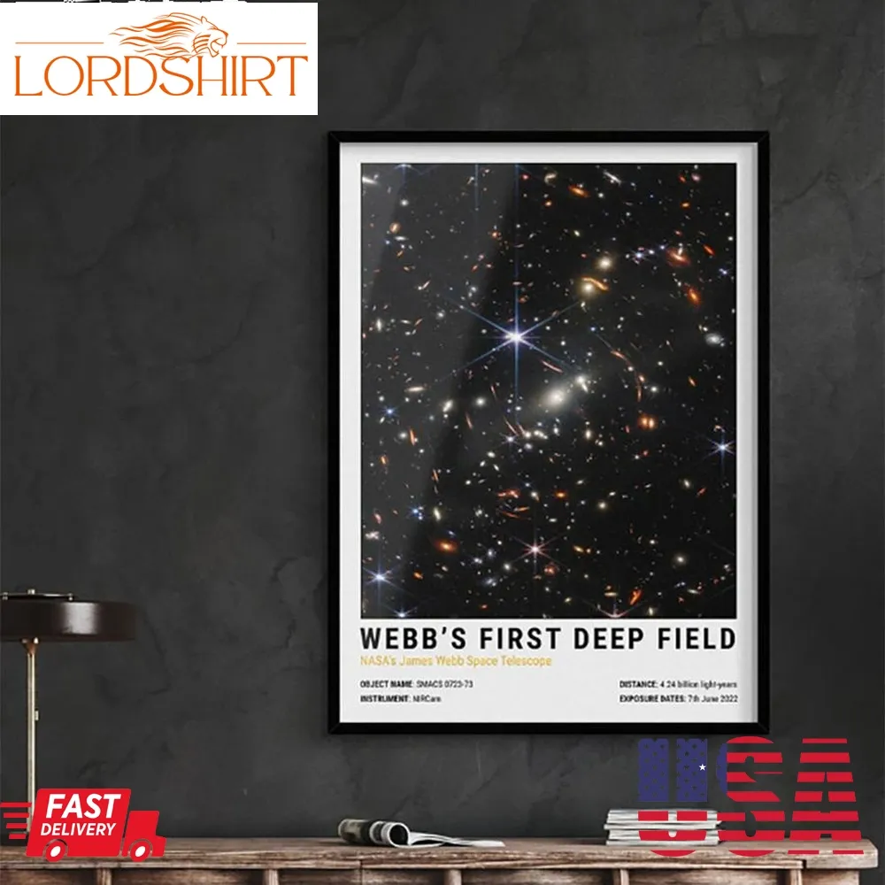 Telescope First Images James Webb Poster Nasa James Webb Telescope Poster Nasa Webbs First Deep Field Wall Decor