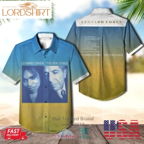 Ten New Songs Leonard Cohen Hawaiian Shirt