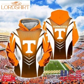 Tennessee Volunteers For Volunteers Fan Pullover And Zippered Hoodies Custom 3D Graphic Printed 3D Hoodie All Over Print Hoodie For Men For Women