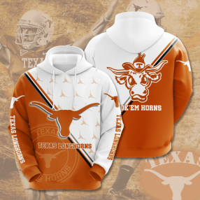 Texas Longhorns 3D Hoodie For Men For Women All Over Printed Hoodie