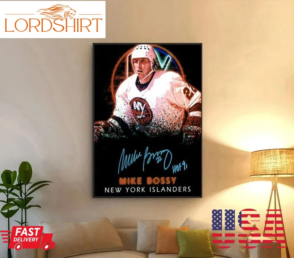 Thank You Mike Bossy New York Islanders Signature Poster