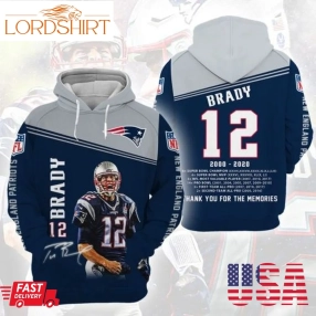 Thank You Tom Brady 3D Hoodie For Men And Women All Over Printed Hoodie