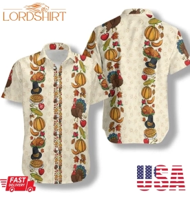 Thanksgiving Dinner Hawaiian Shirt