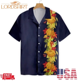 Thanksgiving Harvest Season Elements Hawaiian Shirt