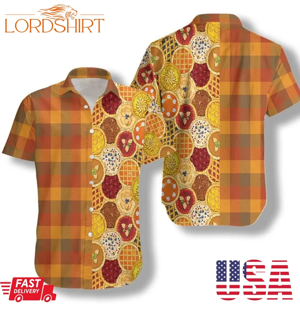 Thanksgiving Homemade Pies Hawaiian Shirt