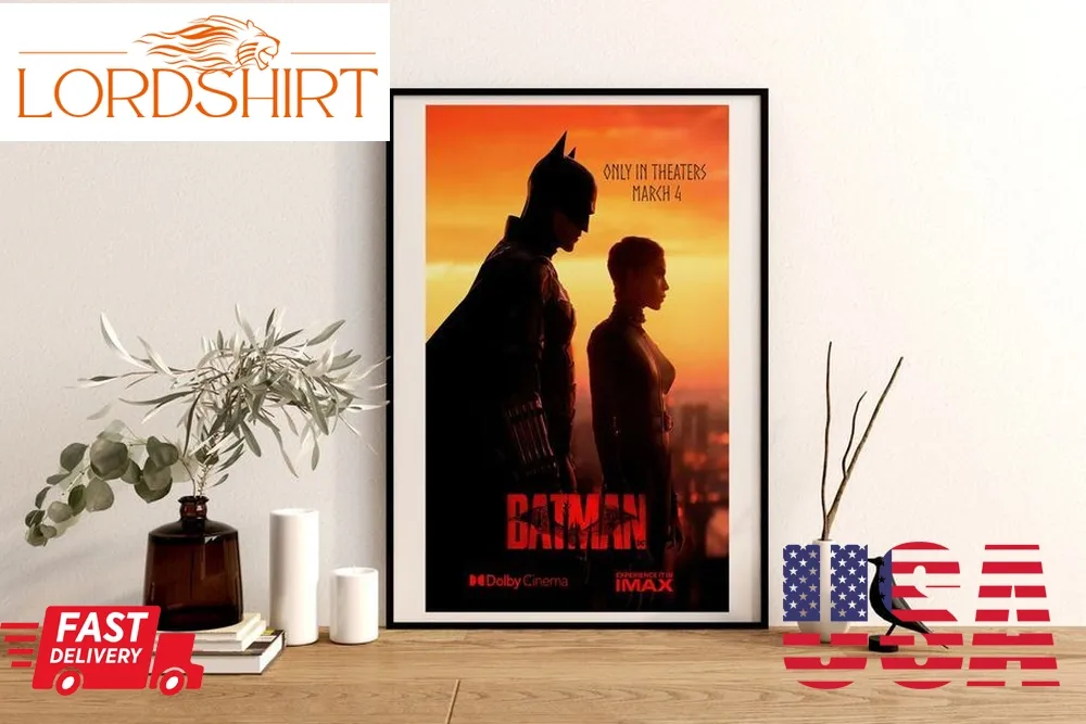 The Bat And Cat 2022 Batman Movie Poster Robert Pattinson