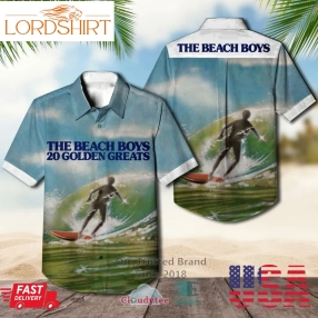 The Beach Boys 20 Golden Greats Hawaiian Casual Shirt