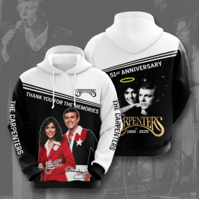 The Carpenters 1969 2020 51St Anniversary 3D Hoodie Sweatshirt