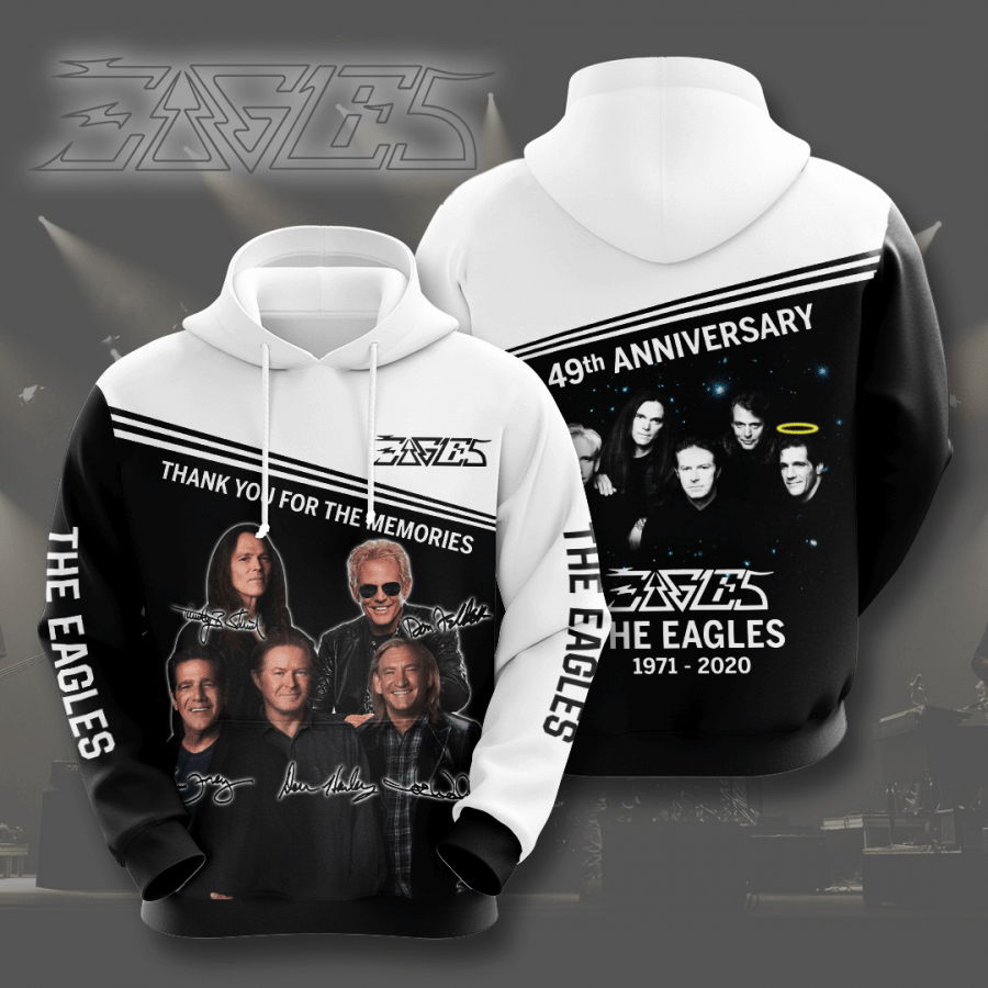 The Eagles 1971 2020 49Th Anniversary 3D Hoodie Sweatshirt