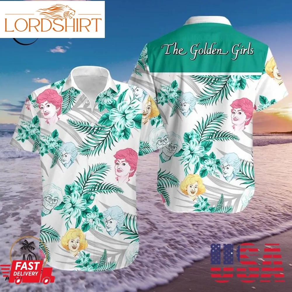 The Golden Girls 004  Hawaiian Shirt , Summer Hawaiian, Short Sleeve Hawaiian Shirt, Hawaii Style Gilf