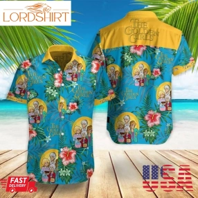 The Golden Girls Hawaiian Graphic Print Short Sleeve Hawaiian Casual Shirt N98